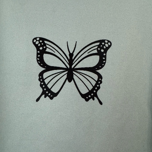 Butterfly Print Sleepwear Set - Green - Picture 5 of 6